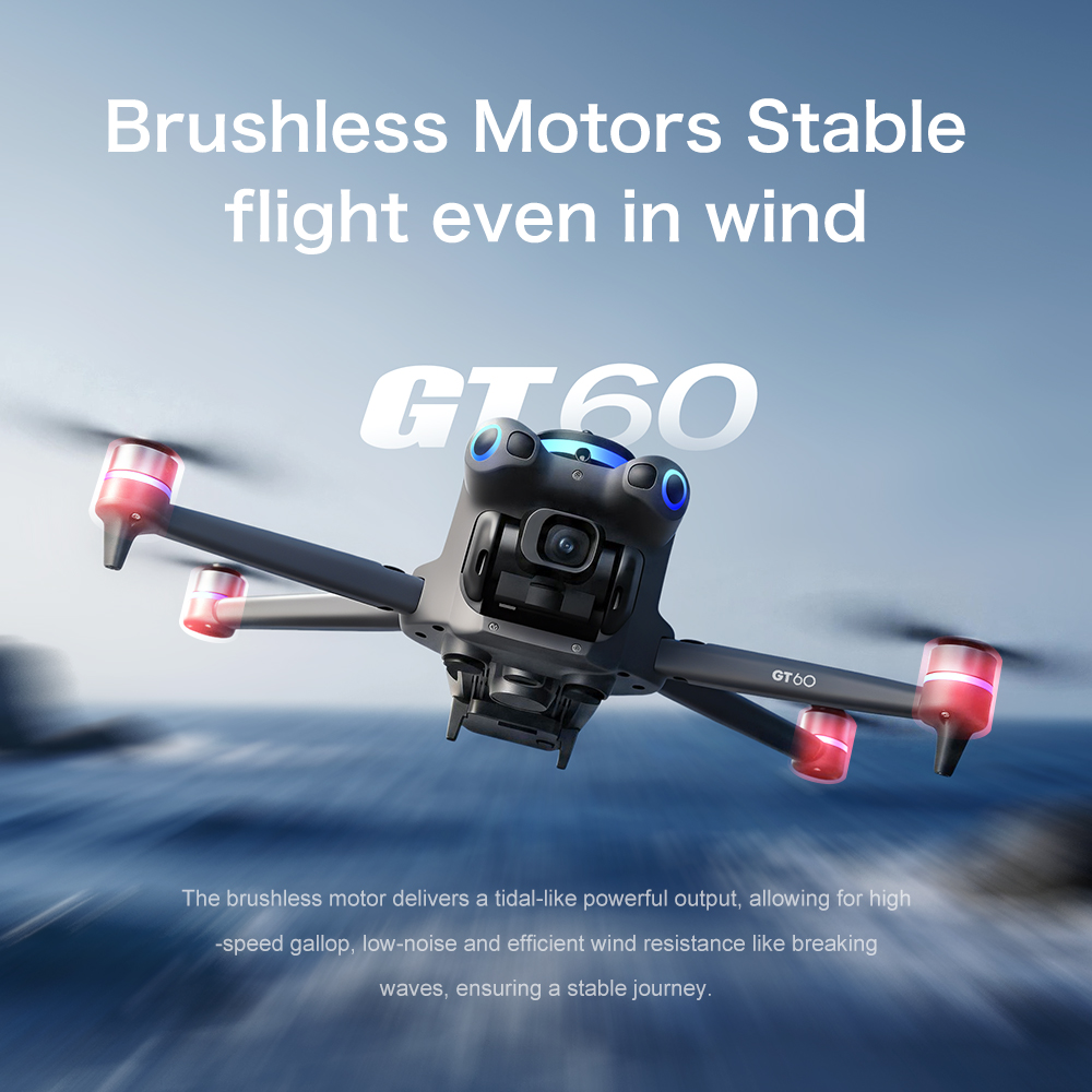 NEW GT60 Mini Drone Dual Camer - đánh giá và giá Drone Lidar