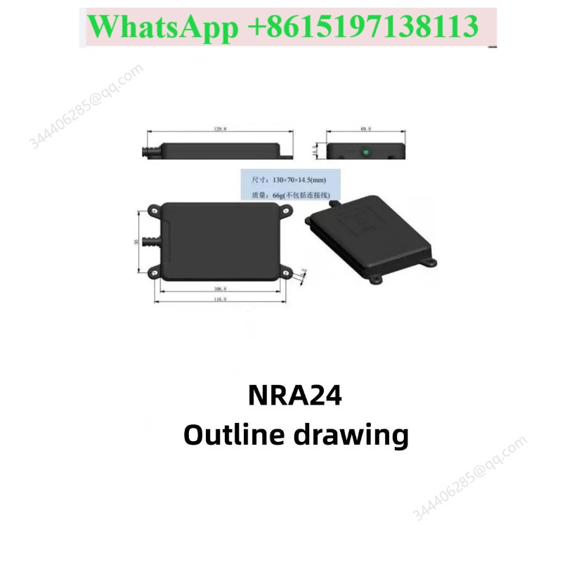 NRA24 200m 24GHz UAV drone alt - đánh giá và giá Drone Lidar